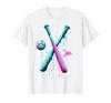 Sprinkles Drip Baseball Bat Art Baseball Fan Design T-Shirt