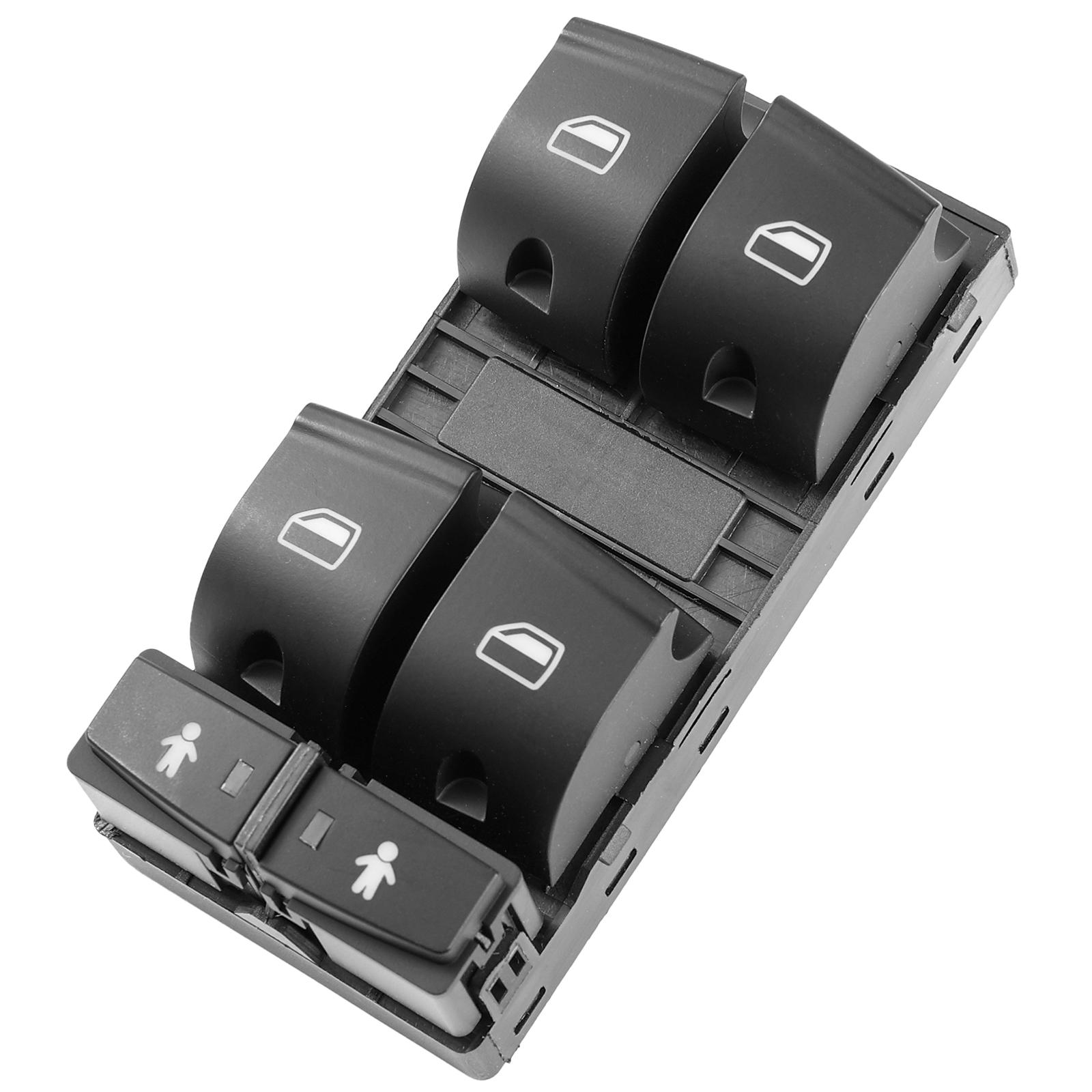 

For Q7 2007-2015 A6 2005-2011 Front Left Electric Window Lifter Control Switch Regulator Button Car Accessories 4F0959851G чёрный