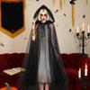 Hooded Cloak Costume Spooky Hooded Robe Cloak For Cosplay Halloween Cosplay Costume For Masquerade Balls Photography Party Fancy