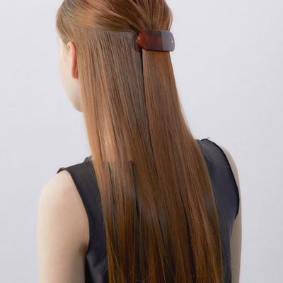 DNINI Classic Volume Barrette L(Brown)