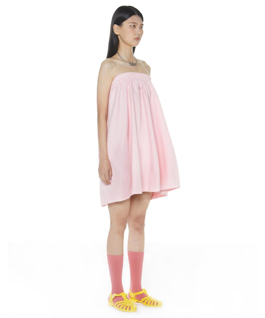 Suki Logo Embroidered Top Dress (Strawberry Shake)