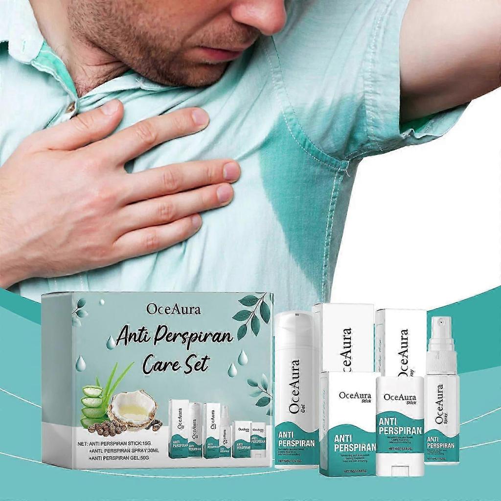 LongLasting Natural Deodorant Set with Castor  Coconut Oil  QuickDry, Gentle, AllDay Freshness