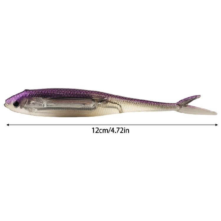 Artificial Swimbait Freshwater Saltwater Soft Lure Swim Baits Fishing Tackle Forked Tail Fishing Lure