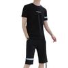 Summer Men's Casual Sports Suit Short-sleeved T-shirt Tide Men Small Mesh Leisure Breathable Suit Men