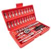 LETA 46-Piece Multifunctional Socket and Screwdriver Tool Set