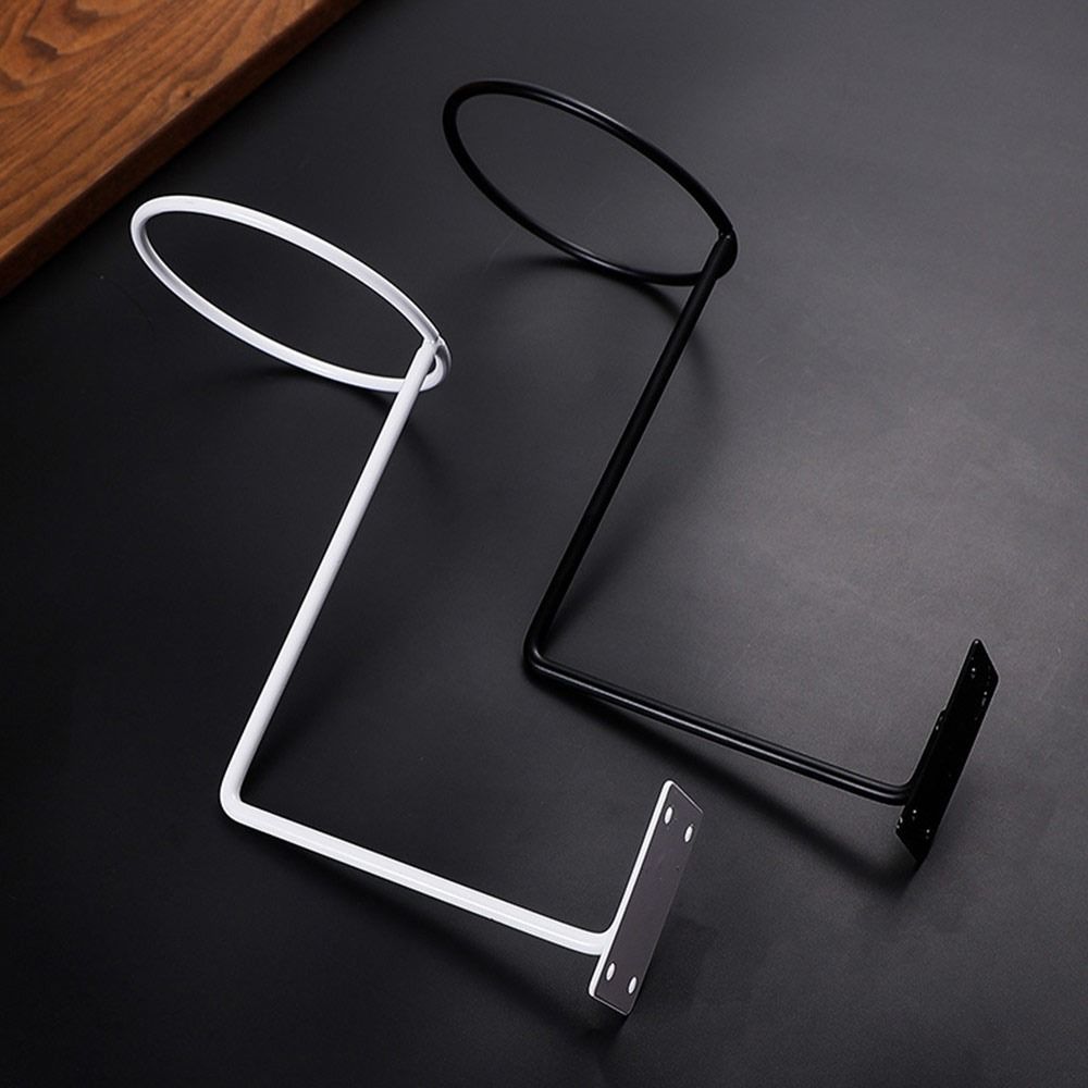 Wall-Mounted Helmet Hanger Display Rack Black White Storage Helmet Display Stand  Storage Display