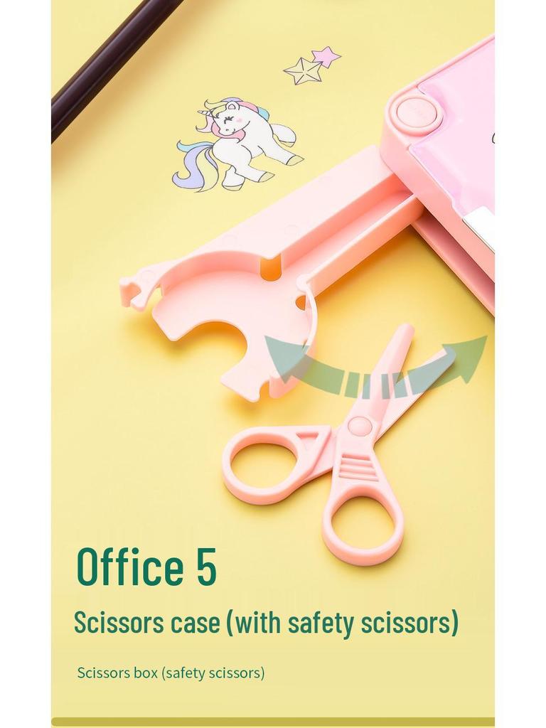 Multifunctional Large Capacity Double Layer Children's Pencil Case for Boys and Girls - Cute Plastic Box