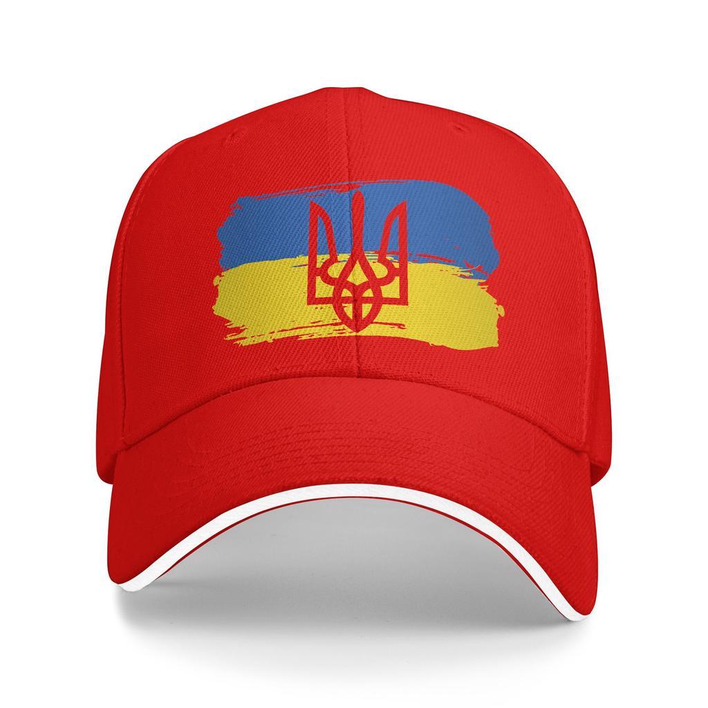 Ukraine Ukrainian Flag Ukrainians Baseball Cap  Fashion Trucker Hat Summer Female Male Hunting Camping Snapback Cap