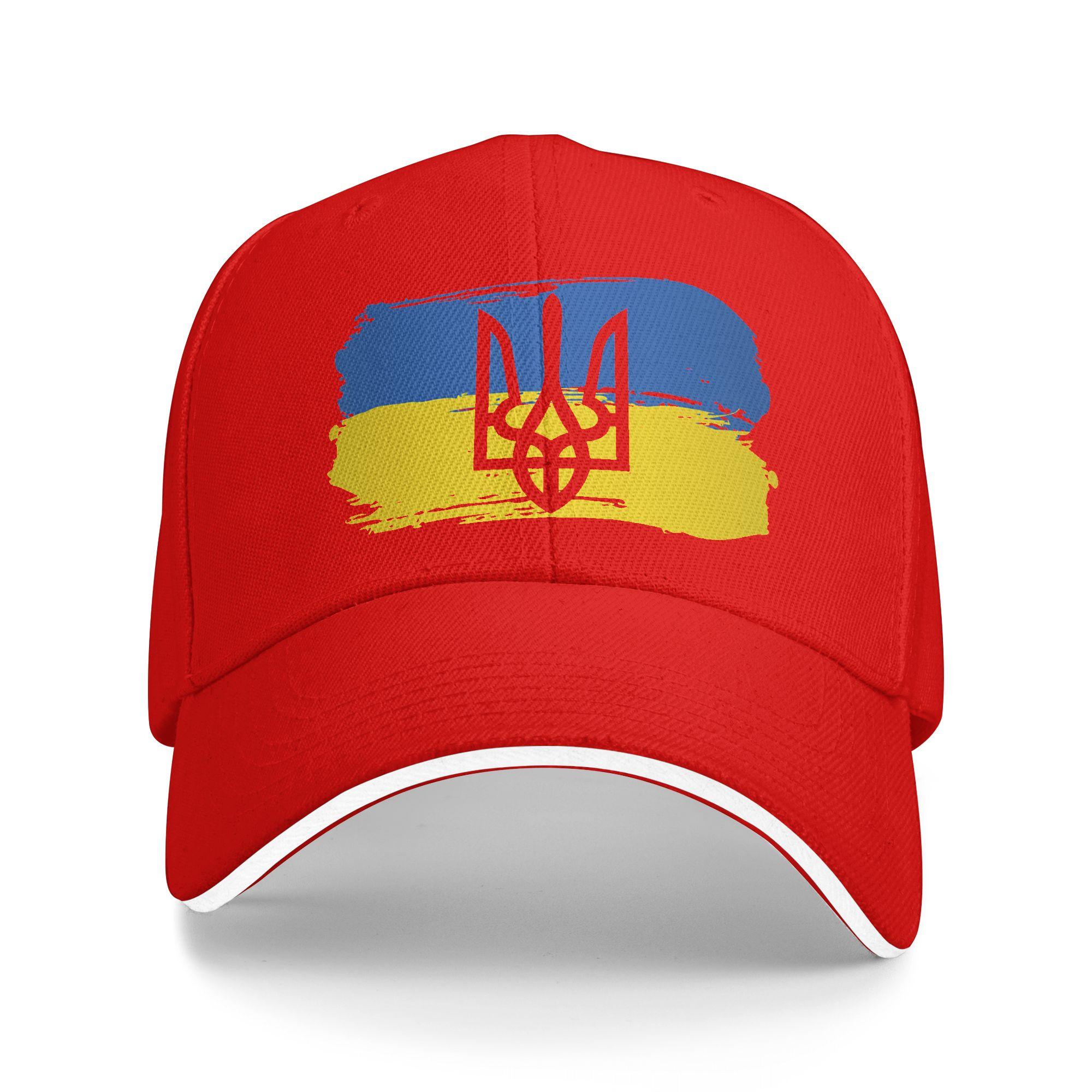 Ukraine Ukrainian Flag Ukrainians Baseball Cap  Fashion Trucker Hat Summer Female Male Hunting Camping Snapback Cap One Size