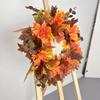 New Autumn Harvest Festival Wreath for Door or Wall - Thanksgiving Floral Home Decoration