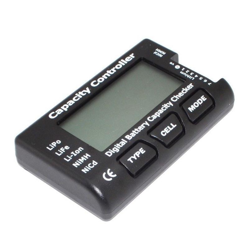 LCD Battery Voltage Tester for Lithium Polymer LiFeNiMH NiCd Batteries with 2.1'' Display Screen