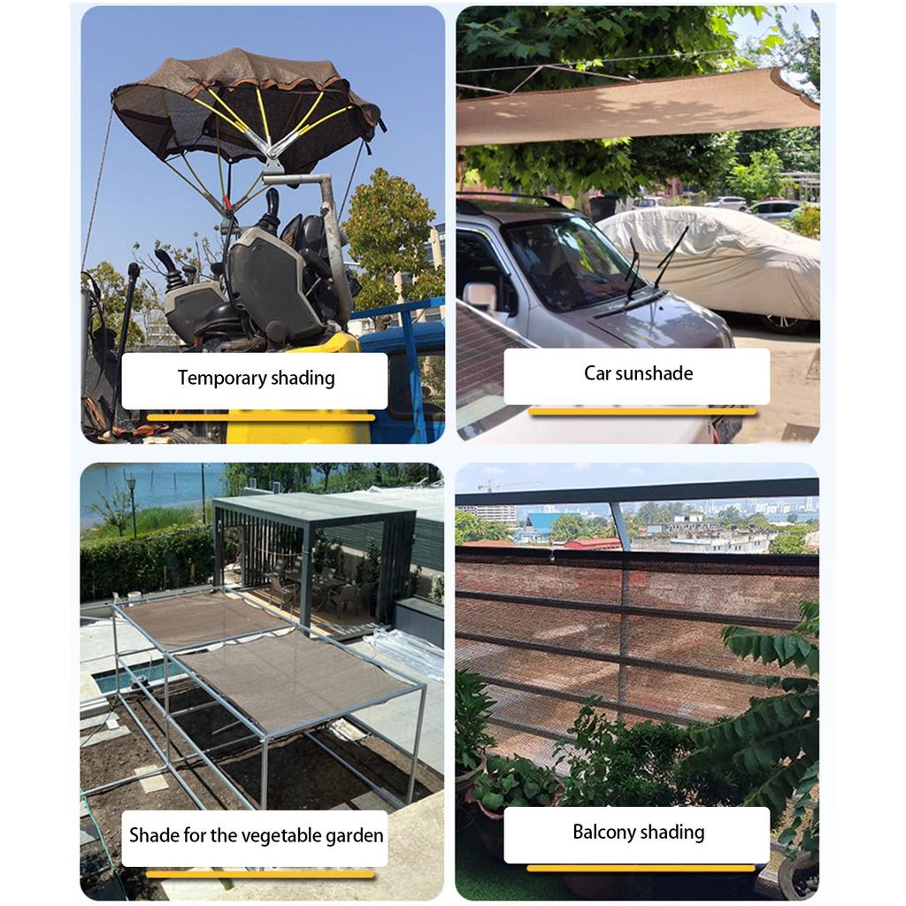 Outdoor Shade Cloth Practical Mesh Cover With Grommets For Garden Pergolas Plant Freeze Protections And Sunblocks
