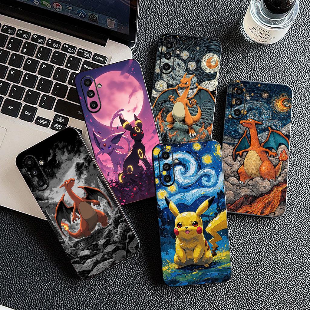 P-Pikachus Charmander P-Pokemons GO Phone Cover for Samsung Galaxy Note 20 9 8 S8 S10 S9 Plus A54 A33 A21S A31 M21 S10E A17 Case