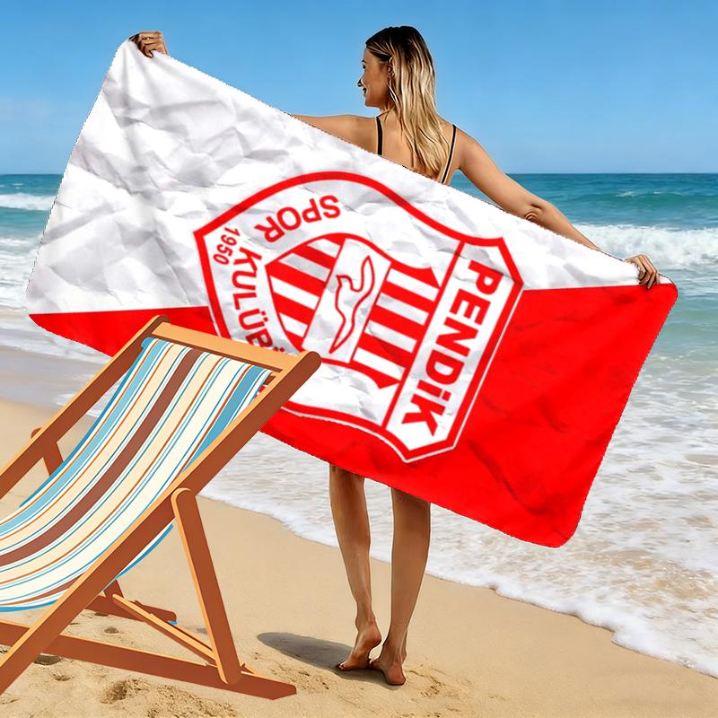 Pendikspor SK 1950 Print Beach Towel, Large Soft Quick Dry Towel for Beach Camping Swimming