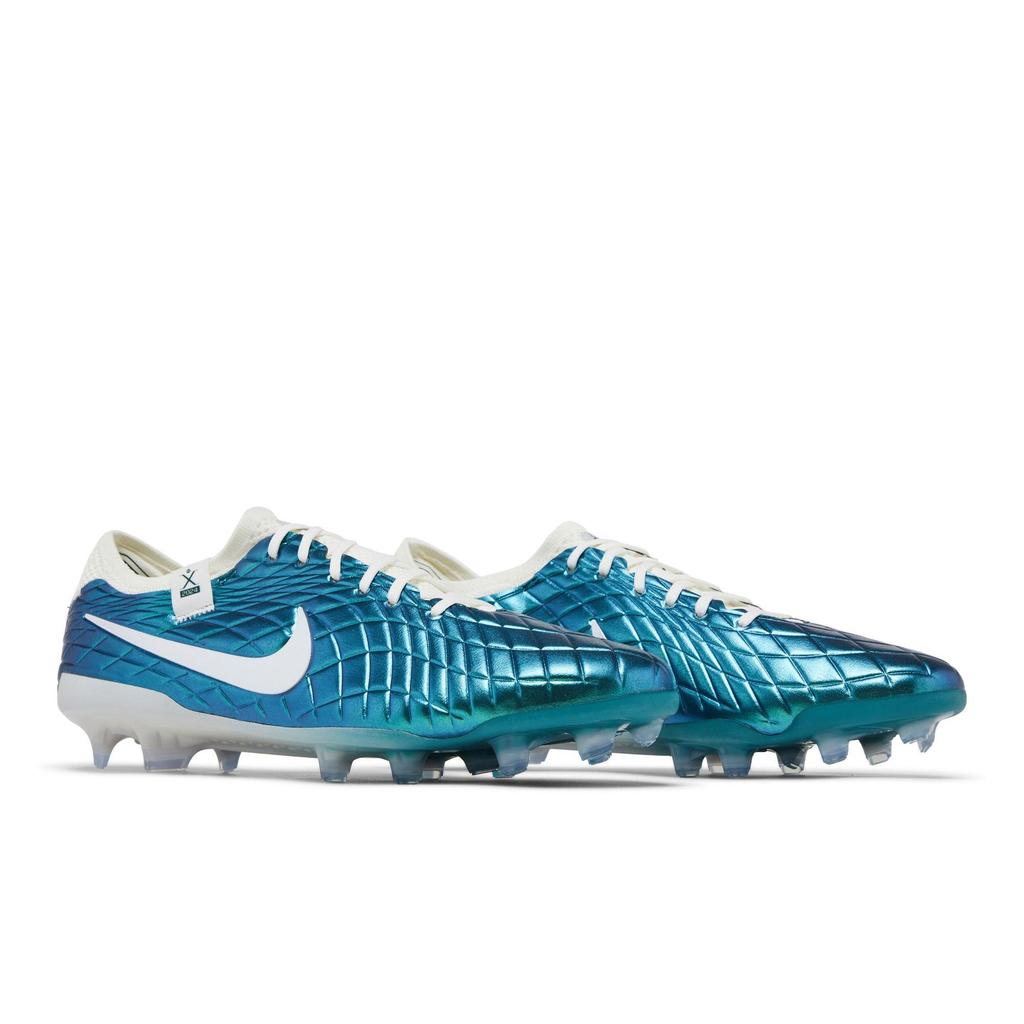 Nike Tiempo Legend 10 Elite FG Homme 'Émeraude' (Unisexe) Chaussures de Football Dark Atomic Teal / Sail FQ3247 300