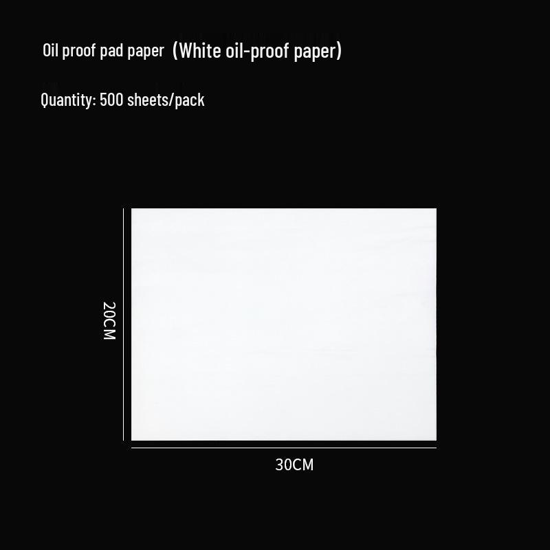 Oil-Proof Food-Grade Baking Paper: English Newspaper Design for Hamburgers and Placemat Use