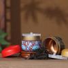 Mini Exquisite Prints Tea Tin Double Cover Tea Storage Container Portable Chinese Style Tea Can Universal Home Kandy Spices Can