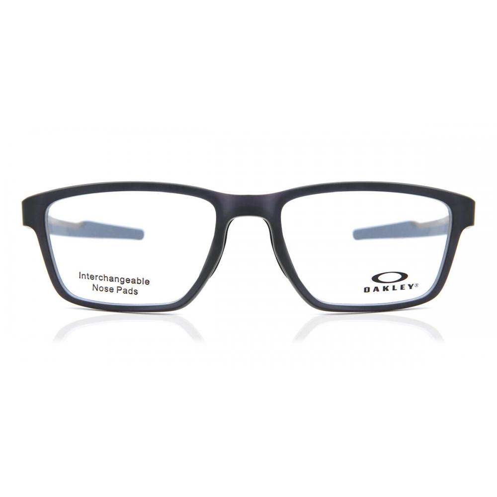 

Oakley Ox8153 Metalink 815307 Men Eyeglasses Satin Grey Smoke/55-17-136