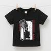 Chainsaw Man Denji Anime Print Tee Kids 100 Cotton T Shirts for Boys Girls Summer Short Sleeve Soft Casual Top