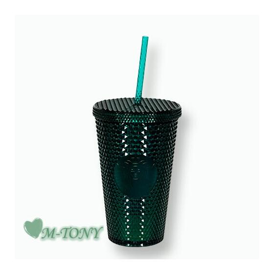 Starbucks Starbucks lucky green stud cold cup lucky green stud coldcup473ml Overseas limited item/Not released in Japan/Starbucks/Tumbler/Starbucks