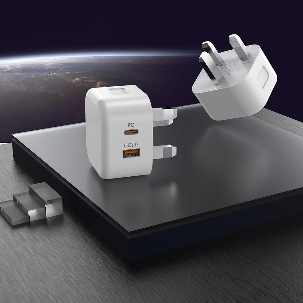 Încărcător USB C PD 20W Încărcare Rapidă Încărcător Quick Charge 3.0 pentru Mufă UE UK SUA Adaptor Tip C pentru iPhone 15 Xiaomi Samsung