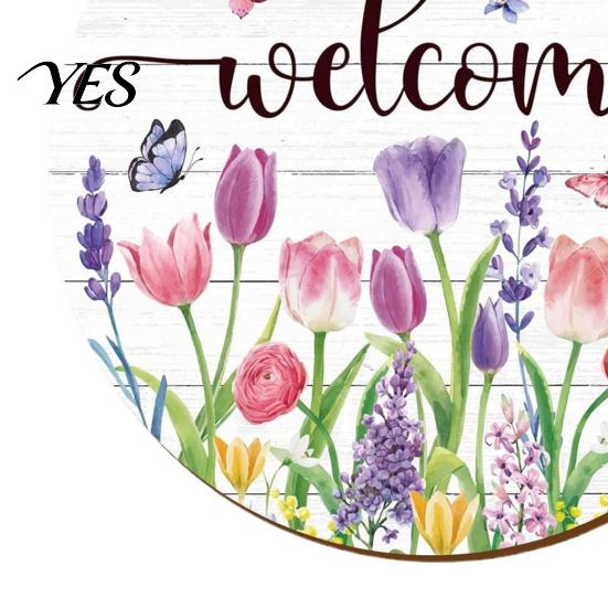 Durable Wooden Number Plaque Welcome Sign, Round Smooth Thorn-Free Hanging Wear-Resistant House Plate Wall Art Decoration, for Room Doors Office