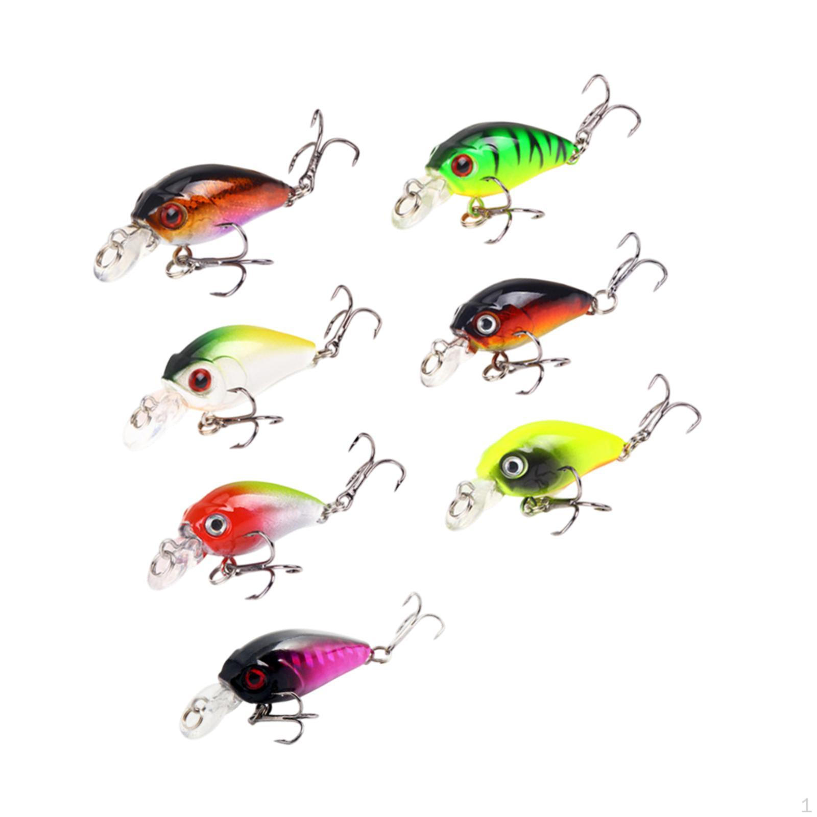 

7 Pieces Fishing Lures Baits Gifts Accessories Equipment Swimbaits Artificial