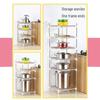 Stainless Steel Multi-layer Kitchen Storage Rack for Pots and Basins