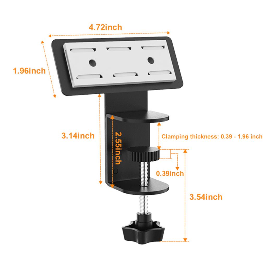 Under Desk Power Strip Holder No-Drill Wire Organizing Tool Anti-Slip Socket Cable Storage Rack for Outlet Fixing/Shelf Storage