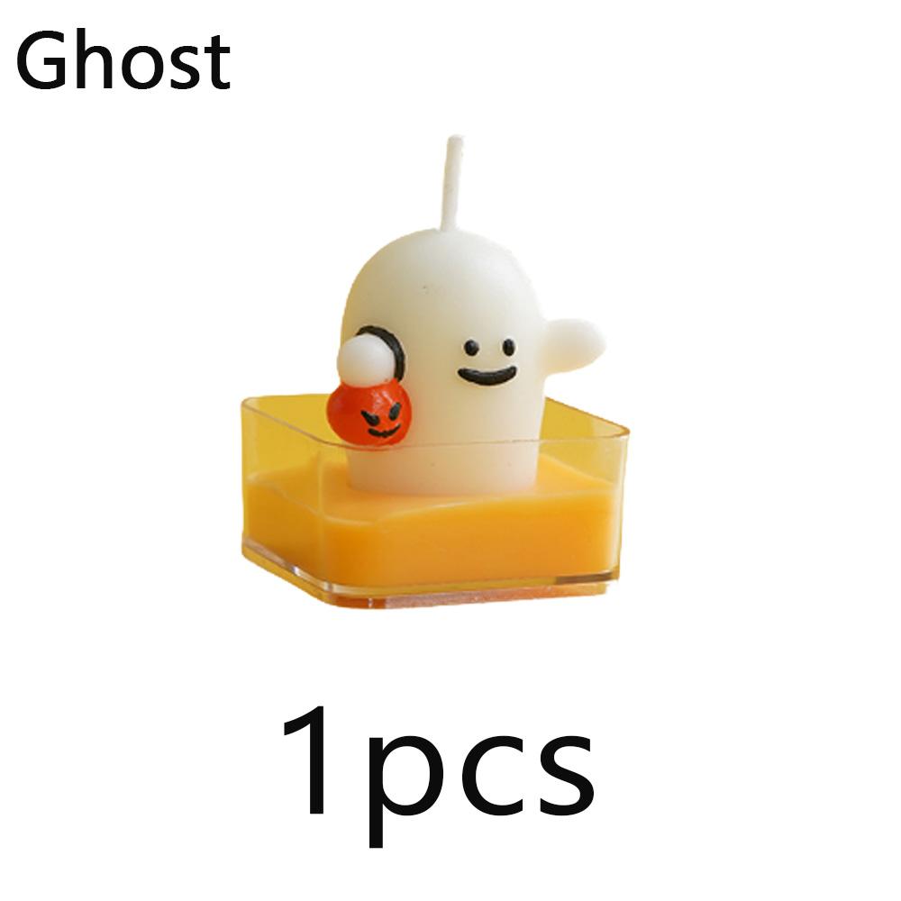 1pcs Halloween Aromatherapy Candles High-End Fragrance Gifts Home Aromatherapy Decoration Pumpkin Ghost Shape Candle Ornament