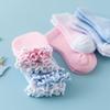 Cotton Baby Socks 4 Pairs Newborn Gloves Socks Set Spring Anti Scratch Bite Gloves Pography Props Infant Boys Girls Accessori