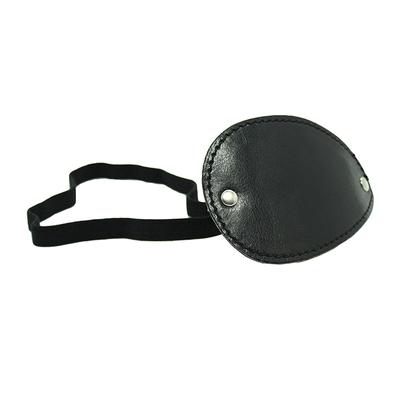 Halloween Cosplay Pirate Leather Eye Patch Blindfold Eyepatch Gear One-Eyed Prop