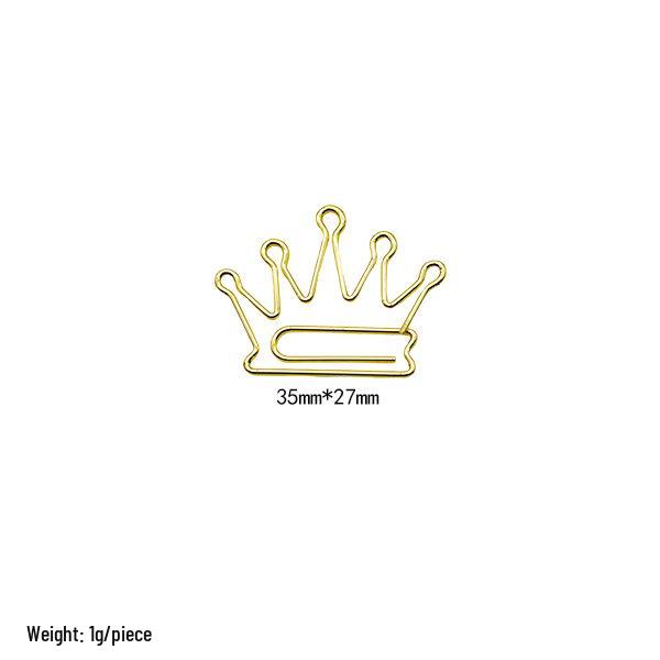 Electroplated Cartoon Insect & Plant Paper Clip Set for Organization