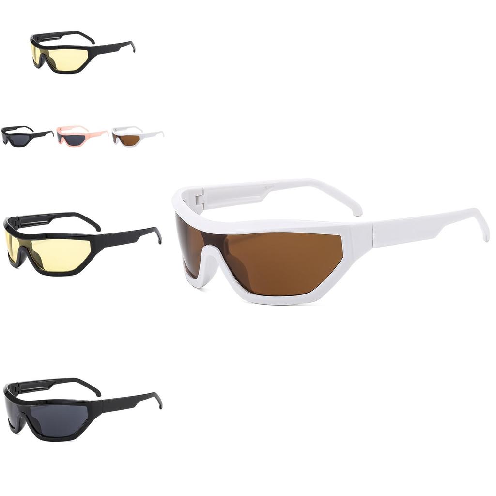 Y2k Sunglasses For Men With Uv400 Protection Large Round Frame For Streetwear And Outdoor Activities