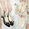 Spring and Summer One-word Buckle Fashion Casual Fish Mouth Plus Size Women's Sandals