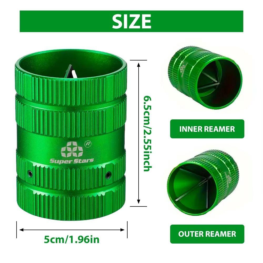 Deburring Pipe Reamer Tool Durable Tubing Reamer Portable Pipe Cleaner  Pipe and Tubing