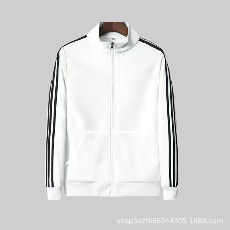 Lässiger Herrenanzug im College-Stil für Frühling und Herbst, bestehend aus Pullover, Strickjacke und Hose mit Drei-Stab-Detail