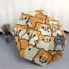 1pc Shiba Inu Dog Automatic Folding Umbrella Portable Collapsible Umbrella for All Seasons, 8-Rib Durable Construction065