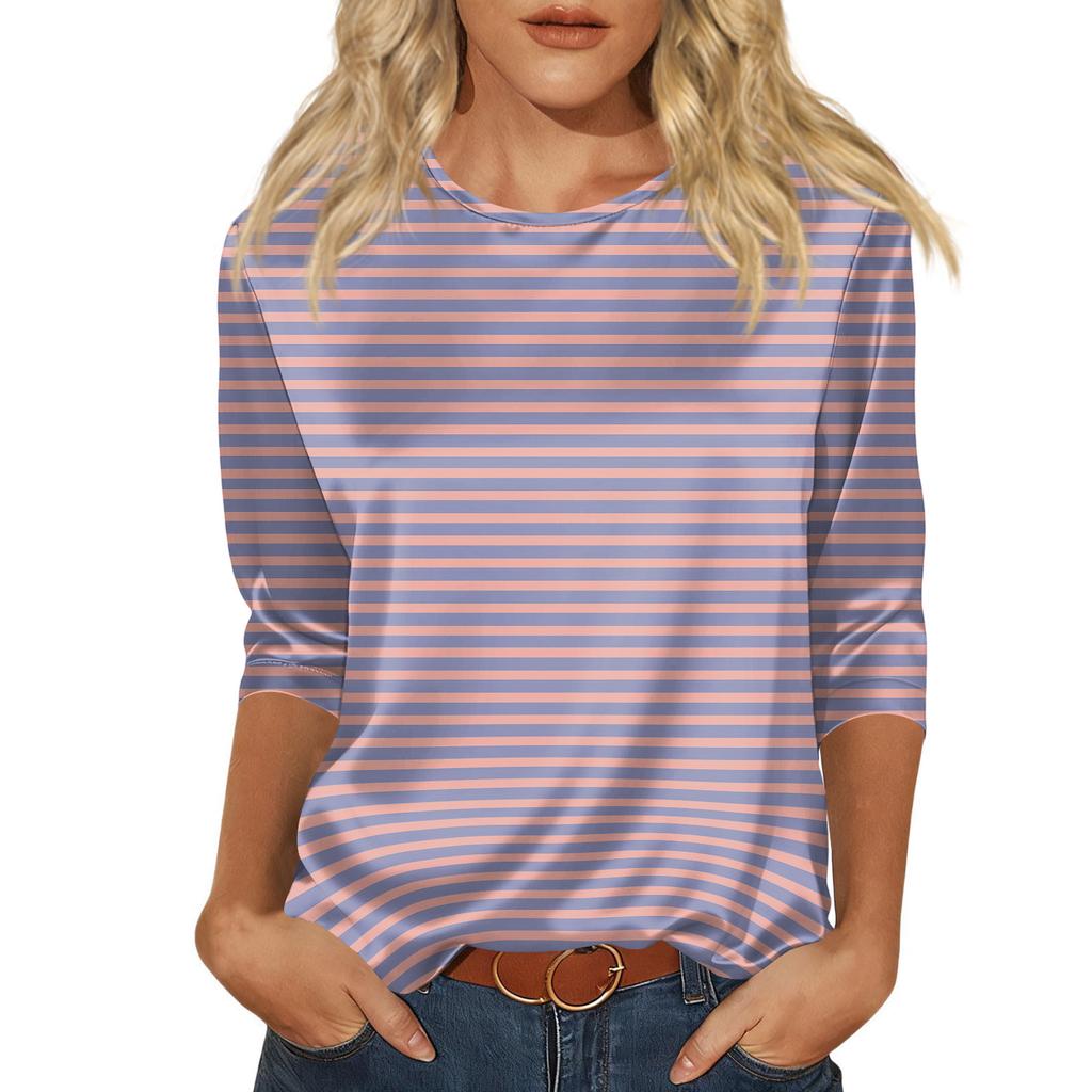 Blus För Kvinnor Festlig 3/4 Långärmad Skjortor Affärs Casual Outfit Toppar