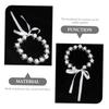 VICASKY Bridal Headband Flower Hair Accessory for Women Soft Headdress Elegant Wedding Hair Band for Brides Lightweight and Design for Parties and