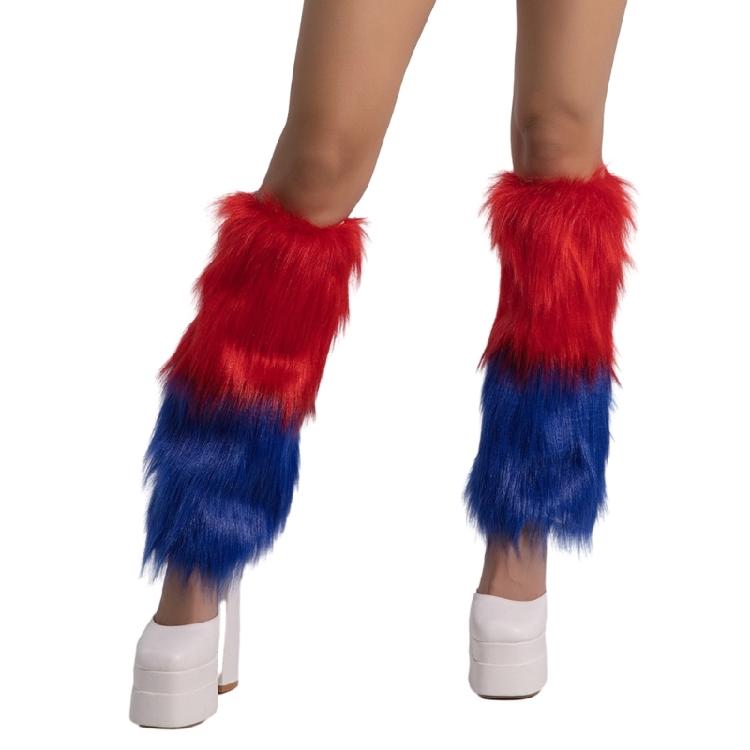 Faux Furs Leg Warmer Winter Warm Furs Boot Cuffs Cover,Party Costumes Shoe Cover