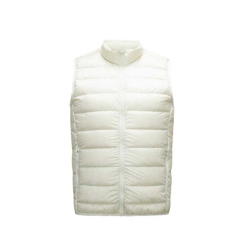 

Anta Training Series Stand Collar Zipper Solid Color Sleeveless Vest Men Vests Gray 152517925R-2 XL