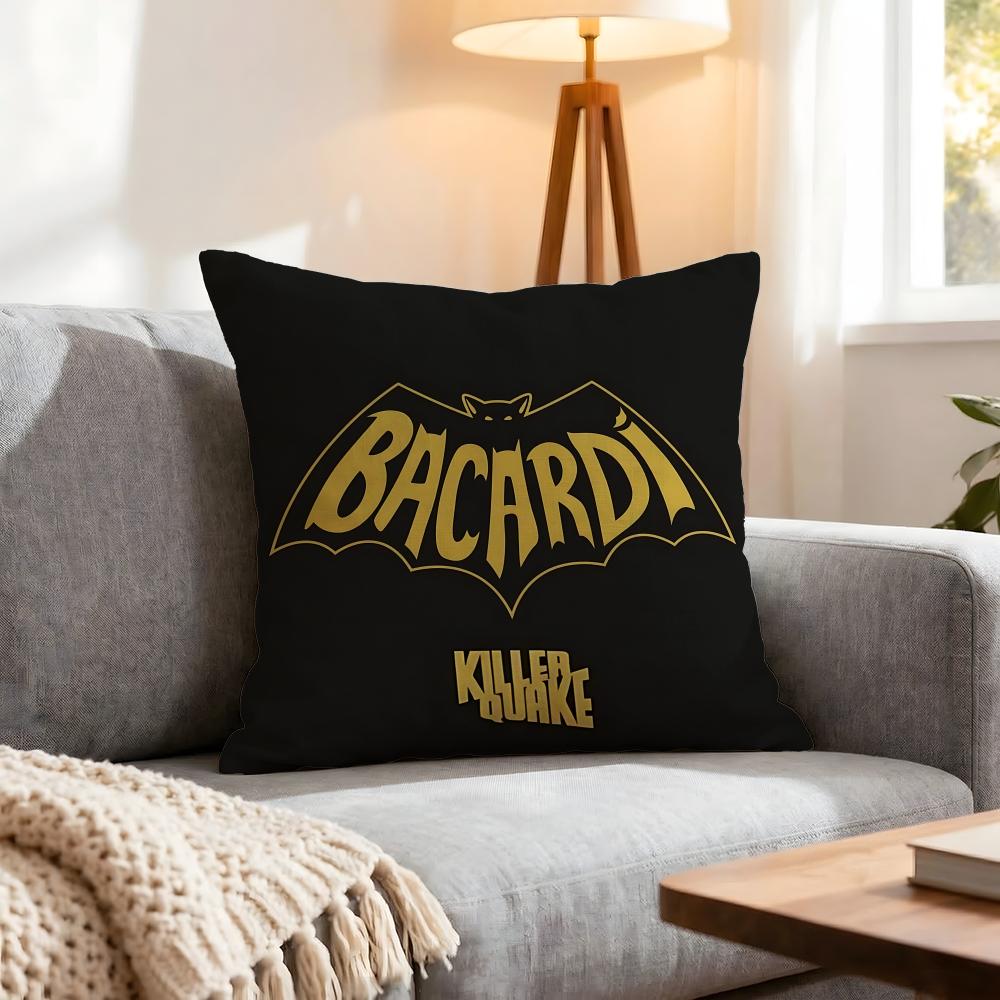 Brand Bacardi Cushion Cover 1Pcs Decorative Covers Soft Cushion Case For Sofa Couch Decor 40X40 45X45 Pillowcases
