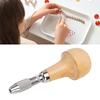 6 Sets Wooden Handle Pin Vise and Copper Chuck Hand Pin Vise Kit for Jewelry Model Making Electronic Assembly