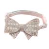 Pet Accessories Sparkling Cat Collar Adjustable Necklace Pet Rhinestone Collar PU Leather Decoration Dog Collar Birthday