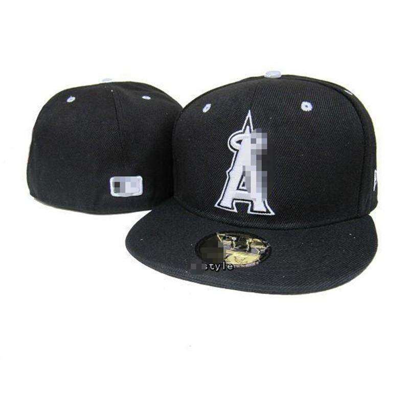 MLB Baseball Commemorative Fitted Hat American League Flat Brim Cap Fashion Sizes