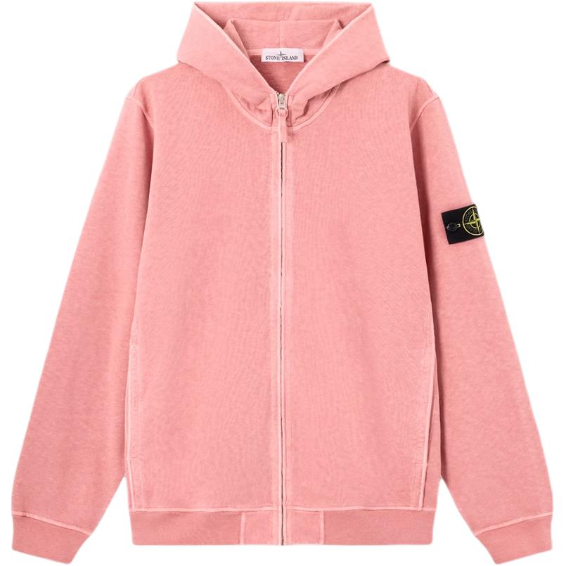 Stone Island Rit Effen Kleur Lange Mouwen Hoodie Heren sweatshirt L1S156100032S0060-V018G M