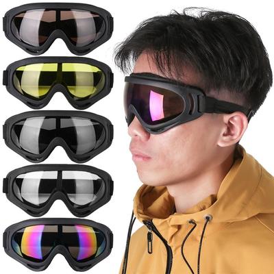 1 szt. Uniwersalne Gogle Narciarskie Zimowe Wiatroszczelne Gogle Okulary Narciarskie Pyłoszczelne Soczewki Okulary Przeciwsłoneczne Okulary z Ramką do Sportów Outdoorowych Kolarstwa