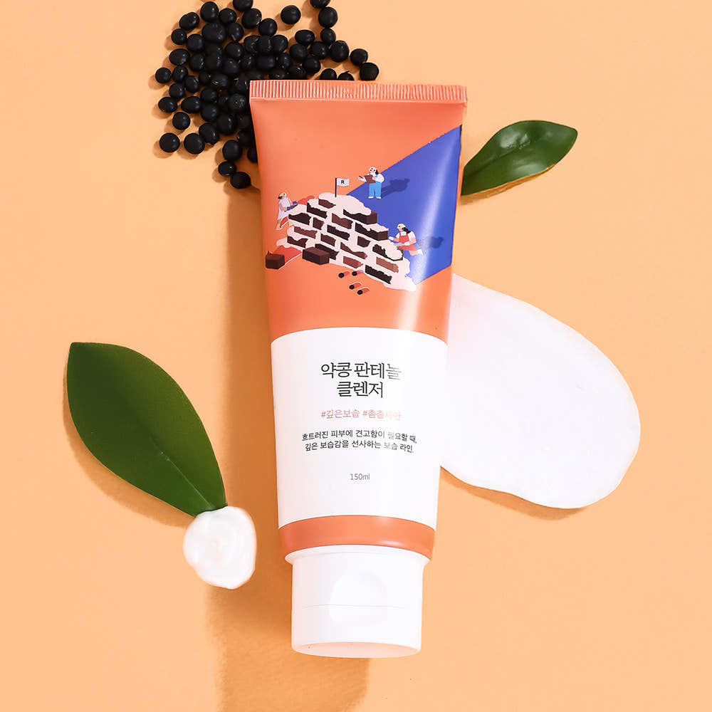 Round Lab Soybean Panthenol Cleanser 150ml Gentle Hydrating Foam Cleanser