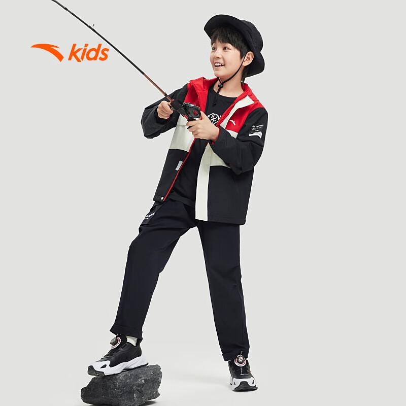 Anta Kids' Boys Softshell Fleece Jacket